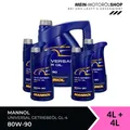 Produktbild: Mannol Universal Getriebeöl 80W-90 GL-4 Schaltgetriebe 4+4 Liter = 8 Liter