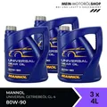 Produktbild: Mannol Universal Getriebeöl 80W-90 GL-4 Schaltgetriebe 3x4 Liter = 12 Liter