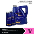 Produktbild: Mannol Universal Getriebeöl 80W-90 GL-4 Schaltgetriebe 4+2 Liter = 6 Liter