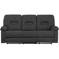 Produktbild: Beliani 3-Sitzer-Sofa, Dunkelgrau, Textil, 204x101x73 cm, Wohnzimmer, Sofas & Couches, Sofas, 3-Sitzer Sofas