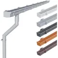Produktbild: INEFA Dachrinne NW 83 Dachrinnen-Set PVC kastenförmig für Terrasse und Gartenhaus,8m, Regenrinnen-Set von INEFA, 1-St., Set für eine Dachseite, 1 Dachseite, Regenrinne Kunststoff, Pultdach, Made in Germany grau 800 cm