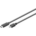 Produktbild: Wentronic Goobay USB 2.0 Micro-Stecker (Typ B) > USB-C Stecker Kabel, 0.6 m - USB 2.0 HighSpeed (67992)