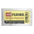 Produktbild: Rasierklingen Feather Edelstahl 10 Stück Universal 81-s