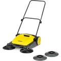 Produktbild: Kärcher Handkehrmaschine S 3 Twin 2-in-1, 650mm Kehrbreite, 2+2 Seitenbesen, 16l - Gelb