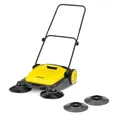 Produktbild: Kärcher Kehrmaschine S 3 Twin 2-in-1, Arbeitsbreite: 650 mm, bis zu 1.800 m²/h Fläche, Kehrgutbehälter: 16 l, Gewicht: 9,7 kg, 2 Seitenbesen für trockenen Schmutz, 2 Seitenbesen für feuchten Schmutz