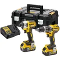 Produktbild: DeWalt DCK266P2T Kombopack Akku-Maschinenset inkl. Koffer + 2 Akkus gelb/schwarz