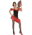 Produktbild: SEÑORITA KLEID ROSA HAARSPANGE DAMEN FLAMENCO KOSTÜM KARNEVAL FASCHING GRÖSSE M