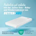 Produktbild: Betten-ABC Babymatratze, Weiß, Textil, 60x120 cm, Oeko-Tex® Standard 100, Wendematratze, Schlafzimmer, Matratzen Shop, Matratzen, Jugend- & Kindermatratzen
