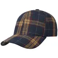 Produktbild: Lipodo Classic New Check Cap - Baseballcap Unisex - Verstellbare Basecap mit Wollmischung - Herren & Damen - Herbst/Winter blau One Size