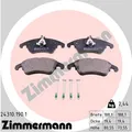 Produktbild: Vorderachse ZIMMERMANN 24310.190.1 Bremsbelagsatz, Scheibenbremse für MERCEDES-B