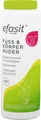 Produktbild: efasit Fuß und Körper Puder, 100g - Gegen schwitzende Füße, ideal bei Fußgeruch und Schweißfüße, bindet Feuchtigkeit, schützt die Haut und sorgt für angenehmen Geruch