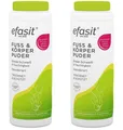 Produktbild: ✅ efasit Fußpuder und Körperpuder verhindert Schweißbildung Schweißfüße 2x 100g✅