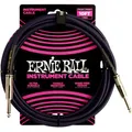 Produktbild: Ernie Ball EB6393 Instrumentenkabel gerade/gerade violett/schwarz 3,04m | Neu