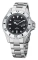 Produktbild: Eichmüller Taucheruhr 3460-06 Edelstahl-schwarz 20 ATM Edelstahlband 43 mm