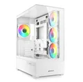 Produktbild: Sharkoon PC Gehäuse AK6 RGB White ATX weiß 4044951041701