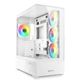 Produktbild: Sharkoon AK6 RGB PC Gehäuse, ATX, Weiß