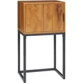 Produktbild: HOMCOM Konsolentisch Spanplatte Stahl Naturholz 40L x 30B x 76H cm