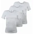 Produktbild: Toker Collection® Unterhemd Damen Unterhemd Unterziehshirt kurzer Arm 100% Baumwolle (Packung, 3er Pack) aus reiner Baumwolle 36/38