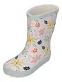 Produktbild: KOEL Barefoot - Gummistiefel WELLIE BARE MULTI white flowers, Größe:35 EU