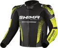 Produktbild: SHIMA STR 2.0 Motorrad Lederjacke, schwarz/gelb, 54