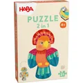 Produktbild: Haba Puzzle 2in1 Papagei 21 Teile (21 Teile) (2011453001)