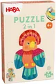 Produktbild: 21 Teile HABA Kinder Puzzle 2 in 1 Papagei 2011453001