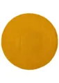 Produktbild: carpetfine handgefertigter Wollteppich Gabbeh Lola Rund Gelb Ø 120 cm Weich, Hochwertig, Zeitlos | Runder Teppich für Gemütlichkeit & Eleganz im Wohnzimmer, Schlafzimmer und Diele