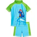 Produktbild: Playshoes Badeanzug UV-Schutz Bade-Set Dino blau 122/128 - ca. 7-8 Jahre