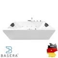 Produktbild: Basera® CLASSIC Indoor Whirlpool Badewanne Naxos 200 x 90 cm mit 24 Massagedü...