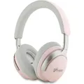 Produktbild: Guess PU Leather Script Logo Bluetooth Stereo Headphone - pink (Aktive Geräuschunterdrückung, 30 h, Kabellos) (GUBHC22PSBCSMP)
