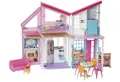 Produktbild: Barbie Malibu Haus, zweistöckige Traumvilla, mit 6 Zimmern, 25 Zubehör, Puppen, als Geschenk für Kinder ab 3 Jahren geeignet, FXG57