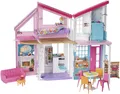 Produktbild: Mattel® Spielhaus Barbie FXG57 Malibu Haus Puppenhaus +25 Zubehörteile, Puppen Spielzeu