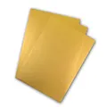 Produktbild: Premium Flex Plotterfolie DIN A4 Textil-Bügelfolie, Farbe:Metallic Gold