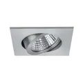 Produktbild: LED Einbaustrahler, IP20, quadratisch, 8.2 x 8.2cm, Plug&Play 350mA, 7W 3000K 74