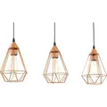 Produktbild: Eglo Pendelleuchte Tarbes Kupferfarben 3-flammig