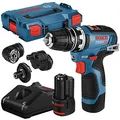 Produktbild: BOSCH Professional GSR 12V-35 FC Akku-Bohrschrauber-Set 12,0 V, mit 2 Akkus