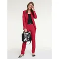 Produktbild: Hosenanzug HEINE, Damen, Gr. 42, Normalgrößen, rot, 77% Polyester, 20% Viskose, 3% Elasthan, Anzüge Hosenanzug, Topseller