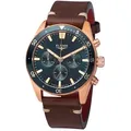 Produktbild: ELYSEE Herrenuhr BRONZE CHRONO blau onesize Herren leuchtende Zeiger + Indizes 41 98030, 98031, 98032 - Blau
