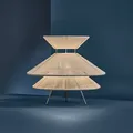Produktbild: Tischleuchte FRANDSEN, Kiku, dimmbar, Weiß, für Wohnzimmer, Stoff / Textil, Design - 30