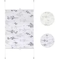 Produktbild: Woltu Plissee, Faltrollo Klemmfix ohne Bohren grau 60 cm x 130 cm