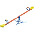 Produktbild: SPIELWERK® Wippe für Kinder 70kg max 360° drehbar pulverbeschichtet gepolstert Haltegriffe Dämpfer Wippschaukel Gartenwippe Kinderwippe Schauke...