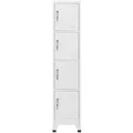 Produktbild: vidaXL Schließfachschrank mit 4 Fächern 38x45x180 cm