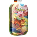 Produktbild: Pokémon-Sammelkartenspiel: Mini-Tin-Box Farbenfrohes Paldea: Backel & Choreogel (2 Boosterpacks, 1 Stickerbogen)