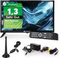 Produktbild: RED OPTICUM 19 Zoll (48cm) TV LE19T30921 - inkl. KFZ Adapter und DVB-T Antenne - Camping Fernseher 12V / 230V Betrieb mit Triple Tuner (DVB-C/-S2/-T2) CI+ Steckplatz USB 2.0 HDMI PVR-Funktion
