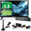 Produktbild: RED OPTICUM 19 Zoll (48cm) TV LE19T30921 - inkl. KFZ Adapter und DVB-T Antenne - Camping Fernseher 12V / 230V Betrieb mit Triple Tuner (DVB-C/-S2/-...