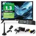Produktbild: Wohnmobil Camping Fernseher LED TV 19 Zoll LCD DVB S S2 T2 C USB 12 V 230 Volt