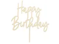 Produktbild: Tortenaufsatz „Happy Birthday“ aus Holz, 16,5 cm