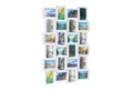 Produktbild: relaxdays Staffelbilderrahmen Bilderrahmen für 24 Fotos, weiß