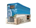 Produktbild: LEONARDO 16x 85g Forelle + Catnip Katzenfutter Nassfutter Futter Katze Beutel