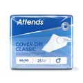 Produktbild: Attends GmbH Attends Cover-Dri Classic Bettschutzunterlagen, 60 x 90, Saugstarke Einmal-Schutzunterlagen aus besonders saugfähigem Material, 1 Packung = 25 Stück 208342